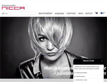 Tablet Screenshot of nicca.fi