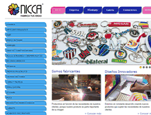 Tablet Screenshot of nicca.co